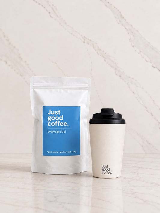 Everyday fuel and Travel cup bundle